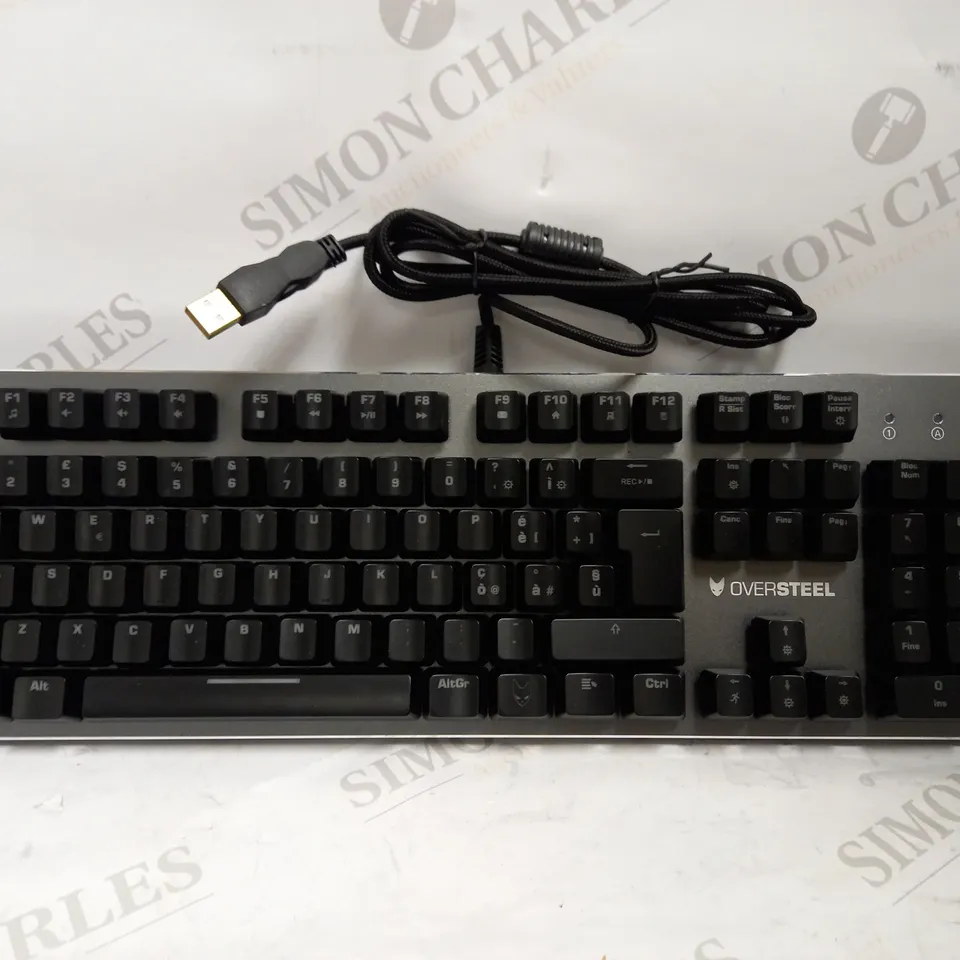 OVERSTEEL TITANIUM MECHANICAL GAMING KEYBOARD - ITALIAN LAYOUT 