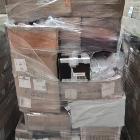 PALLET CONTAINING VARIOUS ASSORTED BOXED ITEMS TO INCLUDE, CAR PARTS, WATER PUMP AND LOTS MORE UNMARKED BOXED ITEMS 