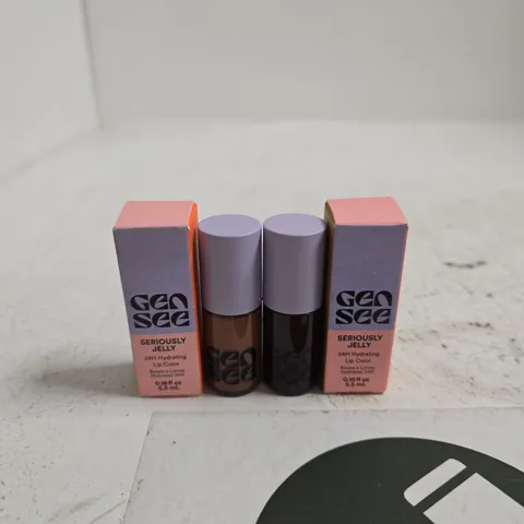 GENSEE SERIOUSLY JELLY LIP COLOUR DUO – MORNING YOGA 01 & APERITIVO 04