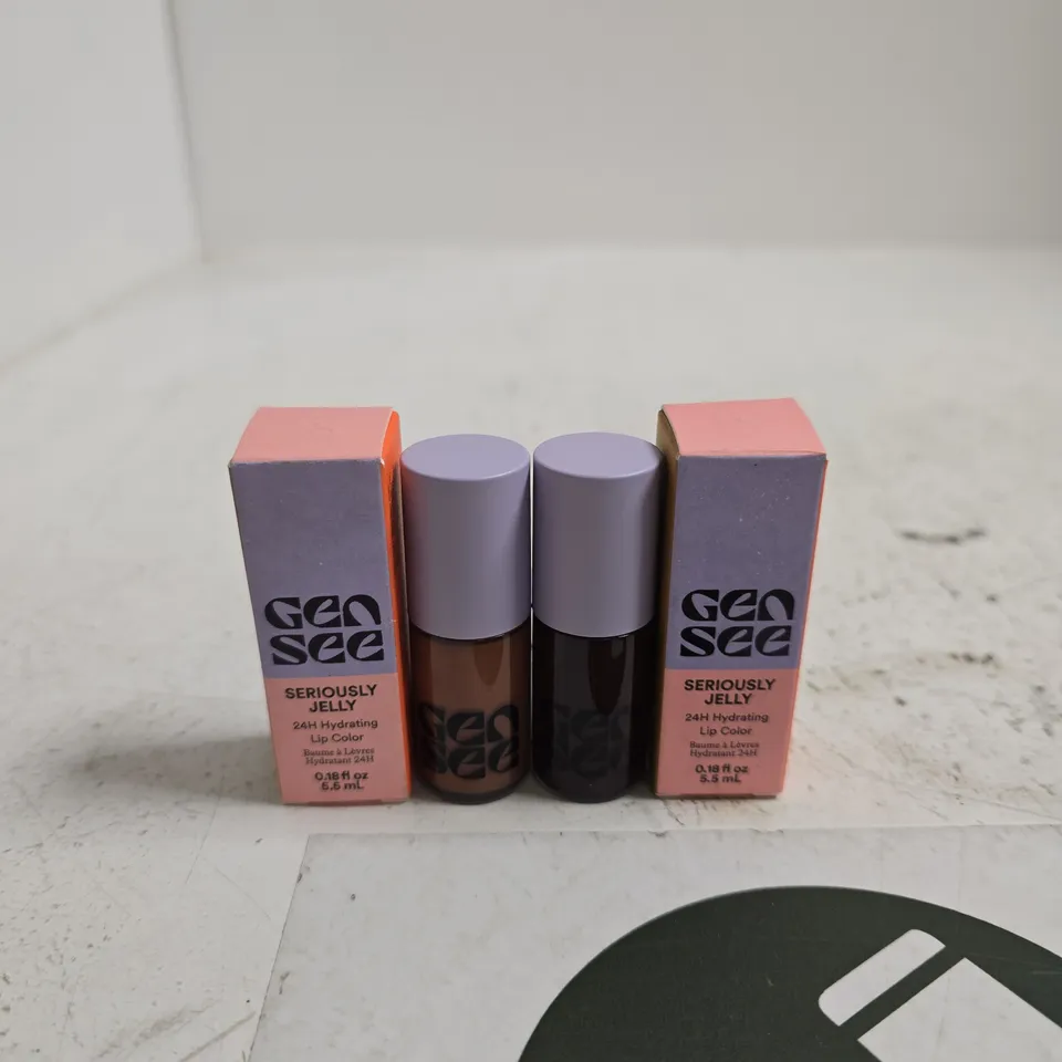 GENSEE SERIOUSLY JELLY LIP COLOUR DUO – MORNING YOGA 01 & APERITIVO 04