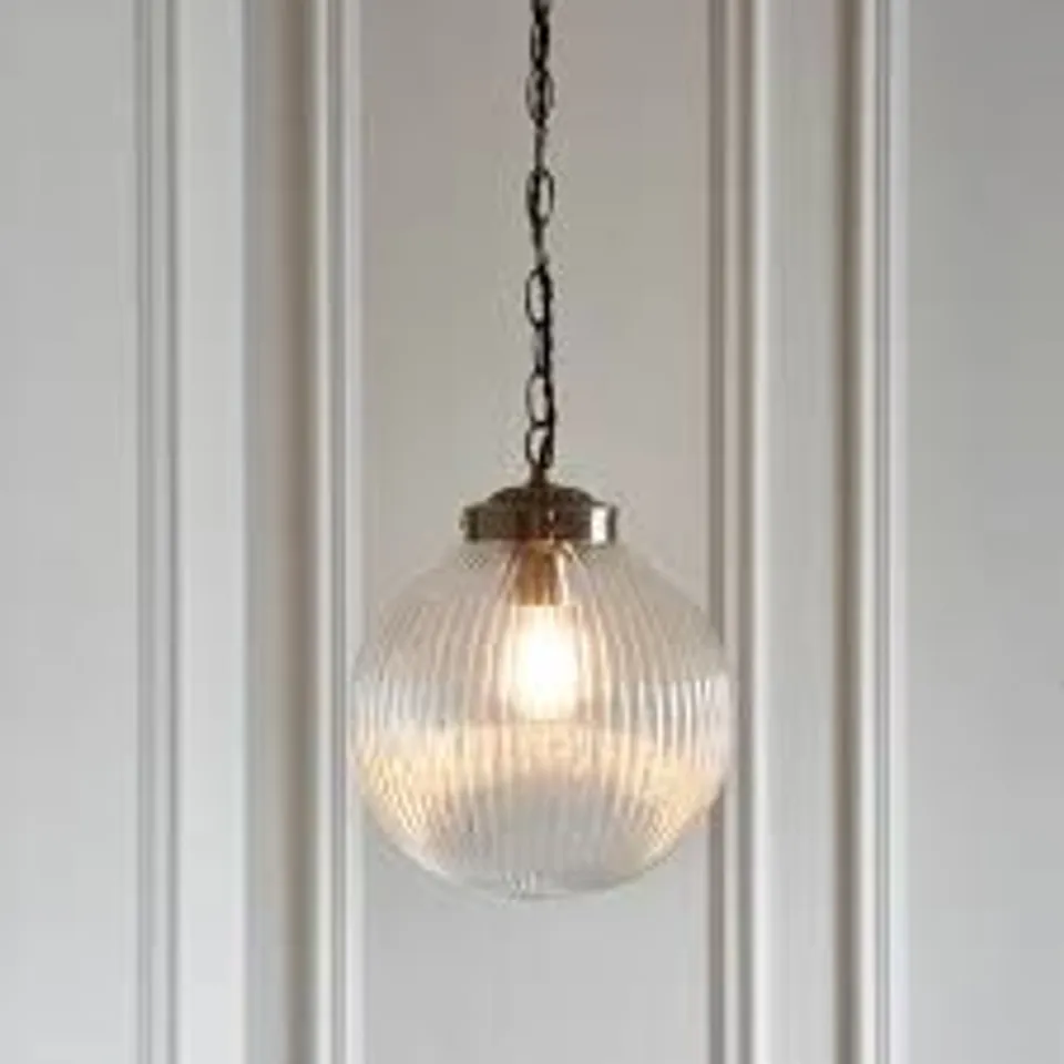 BOXED BATESON 1-LIGHT GLOBE PENDANT (1 BOX)