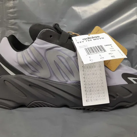 BOXED PAIR OF ADIDAS YZY 700 MNVN SHOES IN LILAC UK SIZE 9