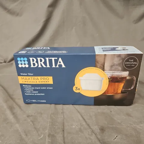 BRITA MAXTRA PRO LIMESCALE EXPERT 3 PACK BOXED