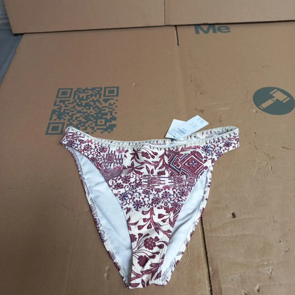 ABERCROMBIE & FITCH WOMEN'S BIKINI BOTTOM – FLORAL PRINT, SIZE M