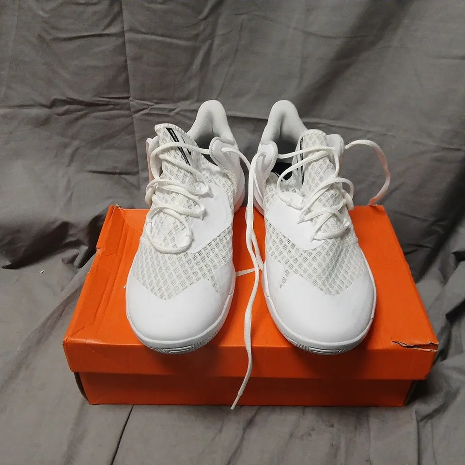 BOXED NIKE ZOOM HYPERSPEED COURT SNEAKERS – WHITE/GREY, MEN'S UK9 (EU44)