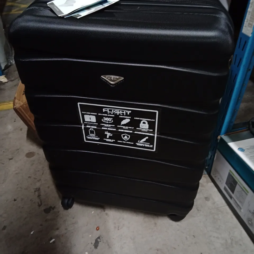 BOXED FLIGHT SUITCASE BLACK