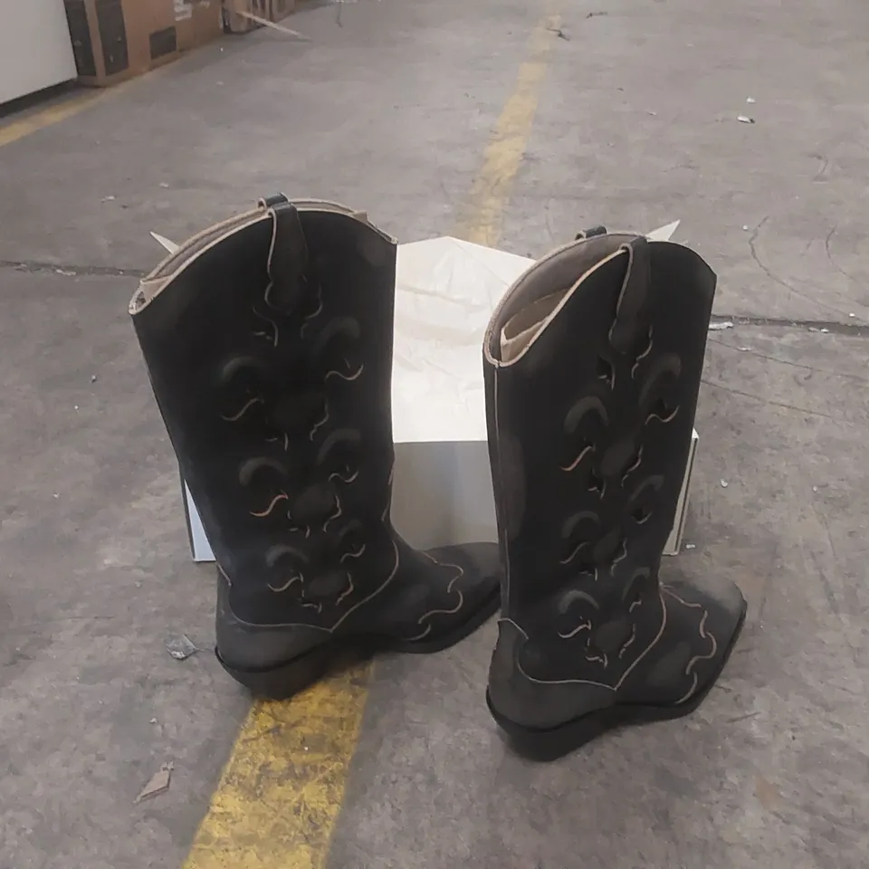 BOXED ALLSAINTS DOLLY BOOTS - SIZE 7