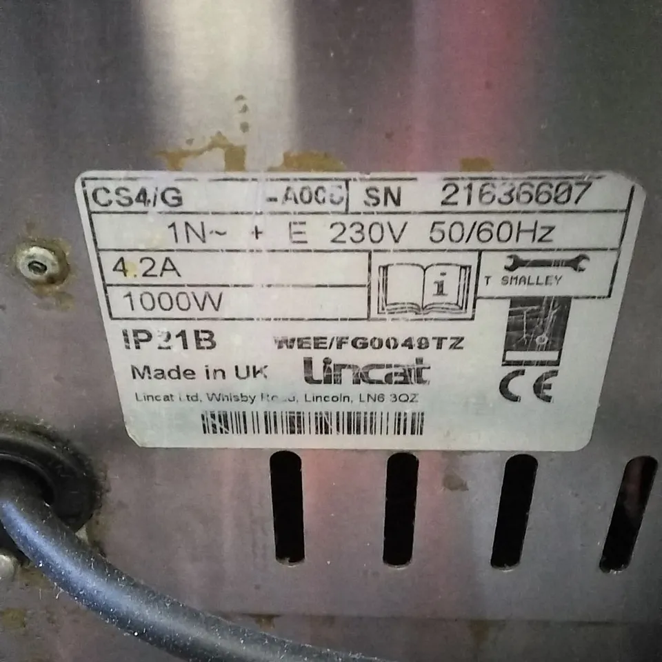 LINCAT CS4/G COMMERCIAL CHIP SCUTTLE