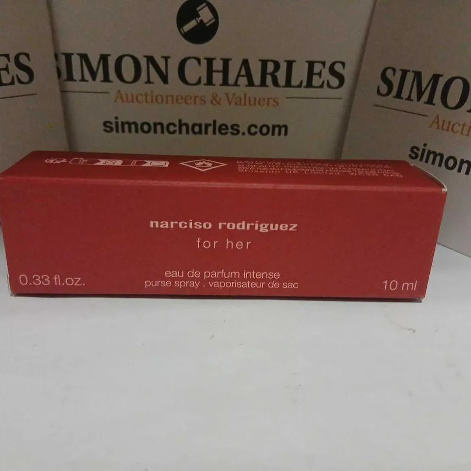 BOXED NARCISO RODRIGUEZ FOR HER EAU DE PARFUM INTENSE 10ML