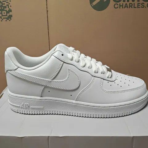 NIKE AIR FORCE 1 '07 WHITE/WHITE SNEAKERS – UK 8 (EU 42.5, US 9)