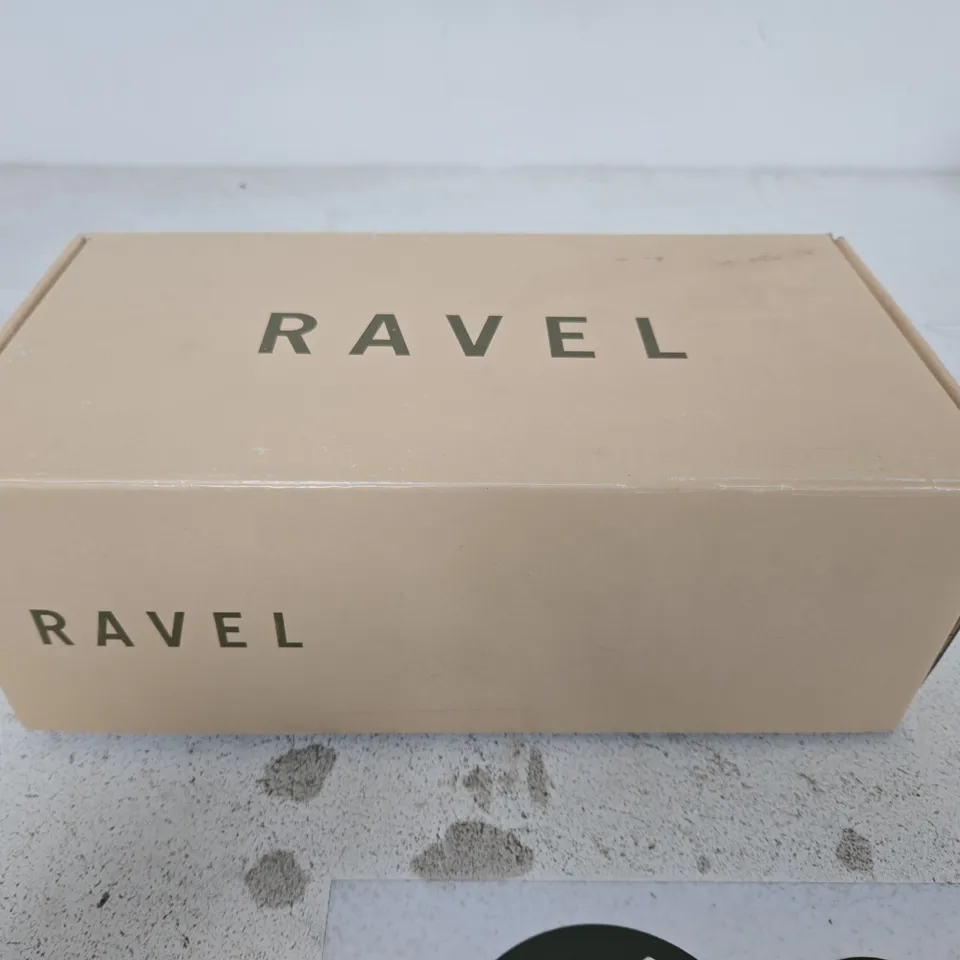 RAVEL ANSTON RLP220 ROSE GOLD LEATHER SANDALS – UK 4