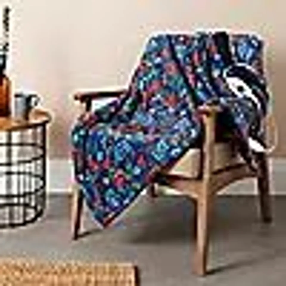 SARA BY SARA DAVIES SHERPA HEATED THROW WITH 9 HEAT SETTINGS