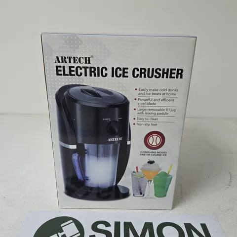 ARTECH ELECTRIC ICE CRUSHER – BOXED