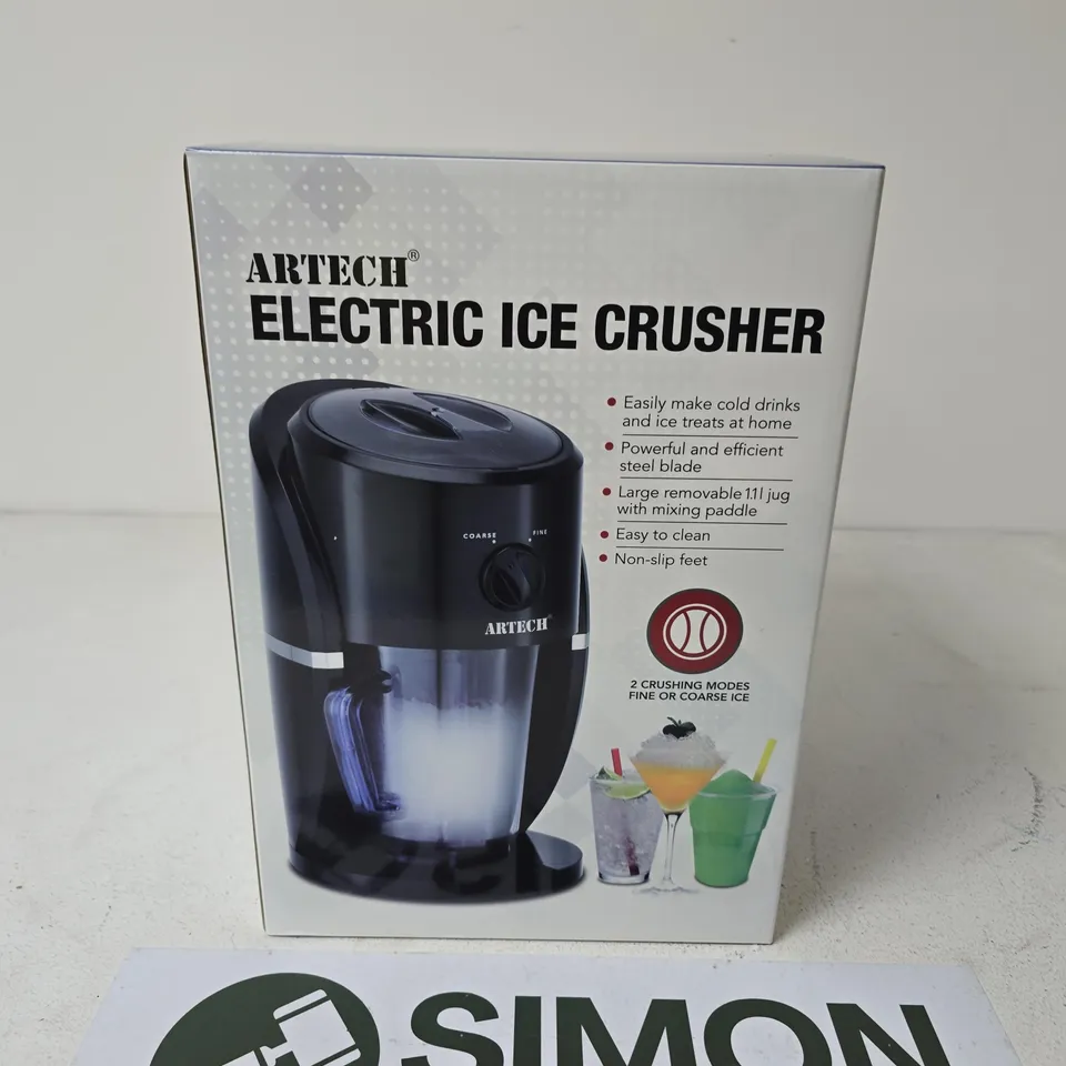 ARTECH ELECTRIC ICE CRUSHER – BOXED