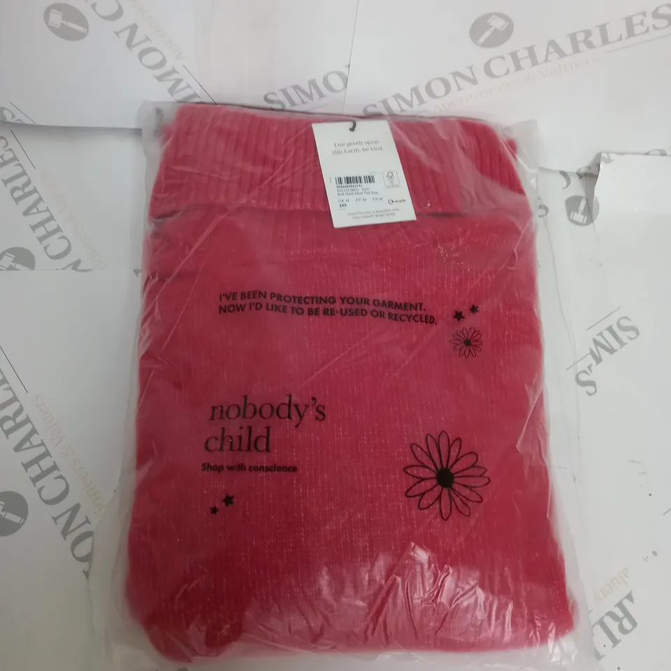 BAGGED NOBODYS CHILD ROLL NECK JUMPER SIZE M