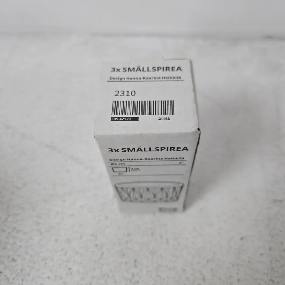 3X SMÄLLSPIREA PLANTS IN 5 CM POTS – DESIGN HANNA-KAARINA HEIKKILÄ