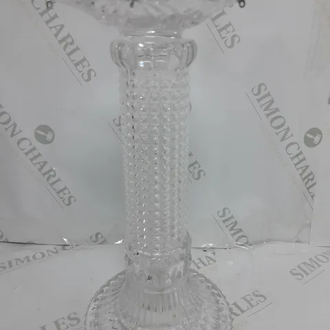 BOXED JULIEN MACDONALD PRE LIT LARGE CANDLE HOLDER