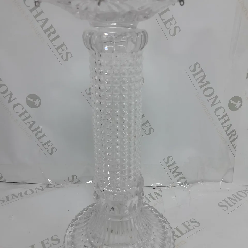 BOXED JULIEN MACDONALD PRE LIT LARGE CANDLE HOLDER