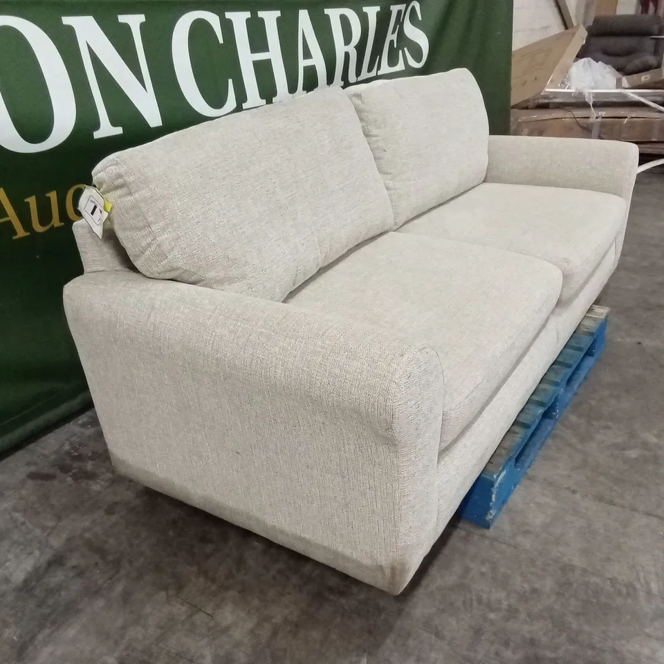 BAILEY FABRIC 4 SEATER SOFA - STONE RRP £649