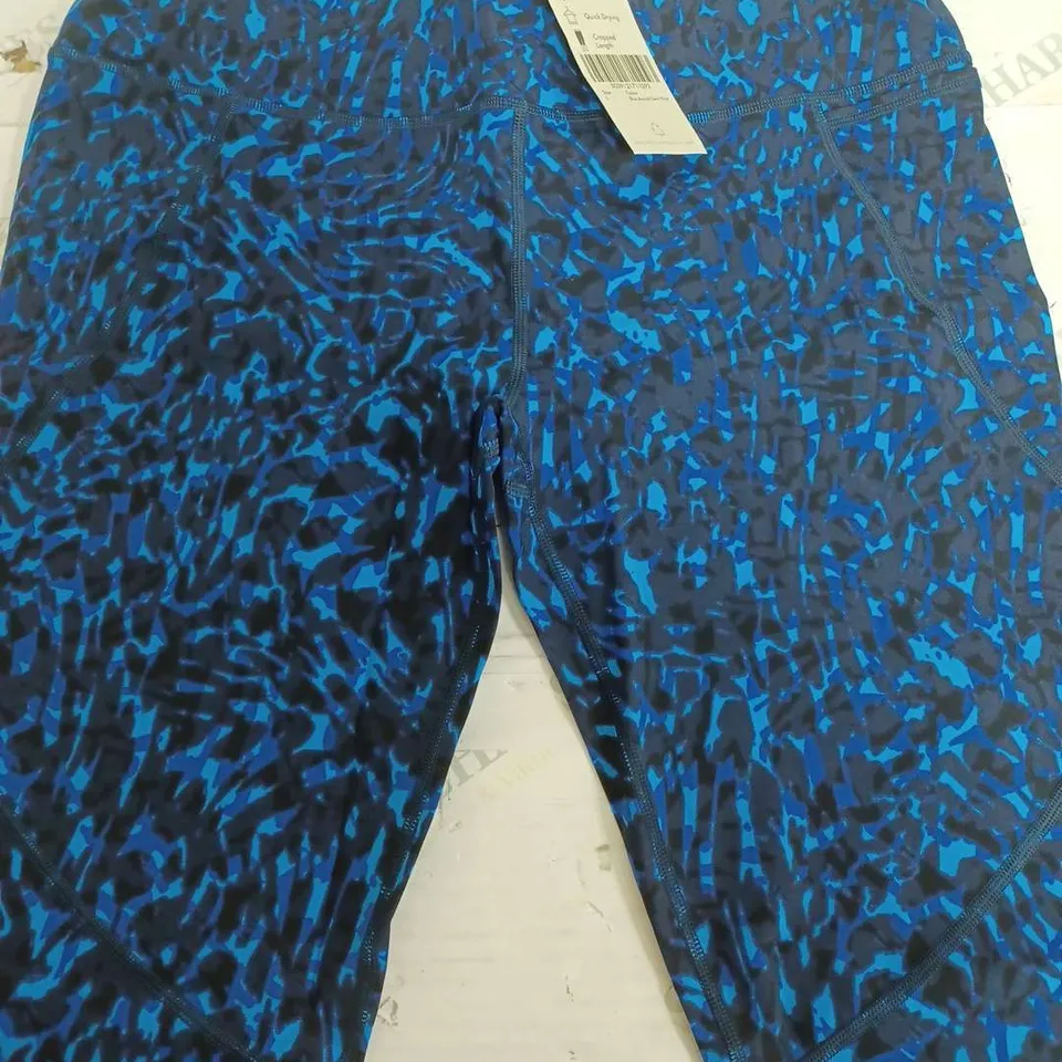 SWEATY BETTY POWER CROPPED WORKOUT LEGGINGS - LARGE