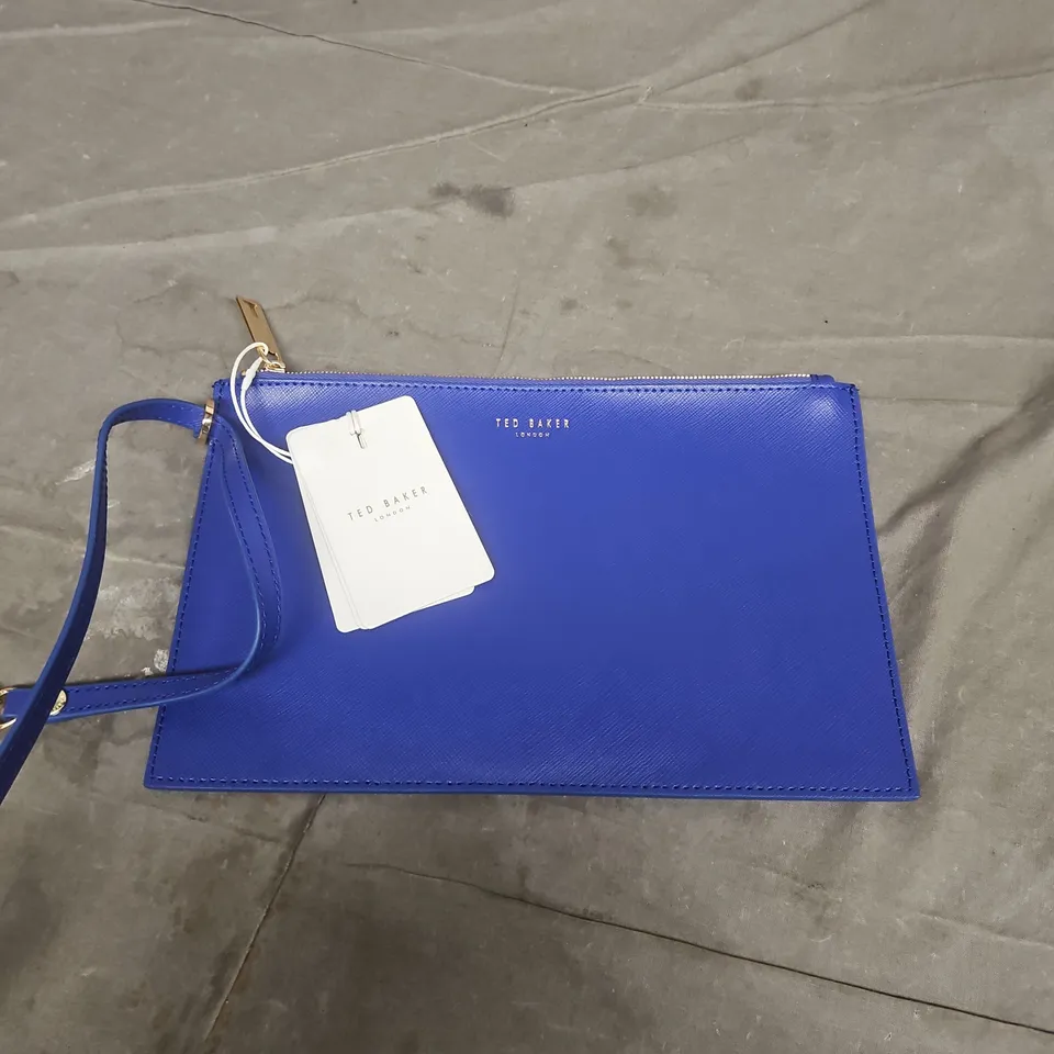 TED BAKER COBALT BLUE CLUTCH HANDBAG