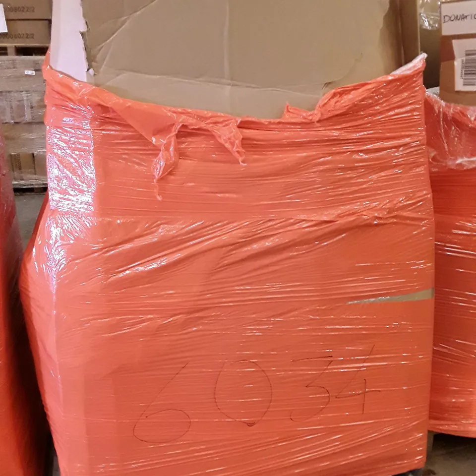 PALLET OF ASSORTED PRODUCTS INCLUDING GLASS PANEL HEATER, 110CM OPEN WARDROBE, ECOHEATER, MATTRESS TOPPER 