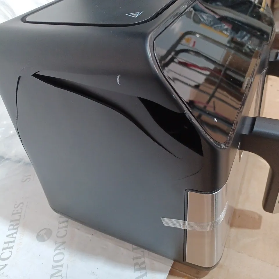 BOXED COOK'S ESSENTIALS 7.7L DUAL AIR FRYER, BLACK