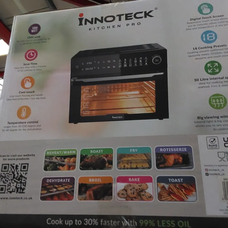 INNOTECK KITCHEN PRO 18 IN 1 30 L SMART DIGITAL AIR FRYER OVEN