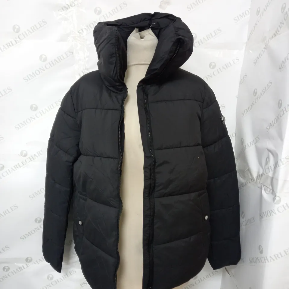 TRESPASS HEAVY PADDED PUFFER COAT - MEDIUM