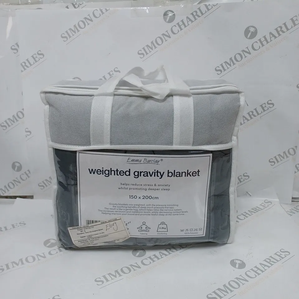 EMMA BARCLAY WEIGHTED GRAVITY BLANKET - 150 X 200CM 6.8KG