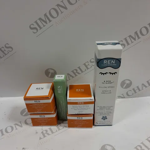 REN CLEAN SKINCARE OVERNIGHT GLOW, PILLOW SPRAY, AND BARRIER SUPPORT ELIXIR ETC.