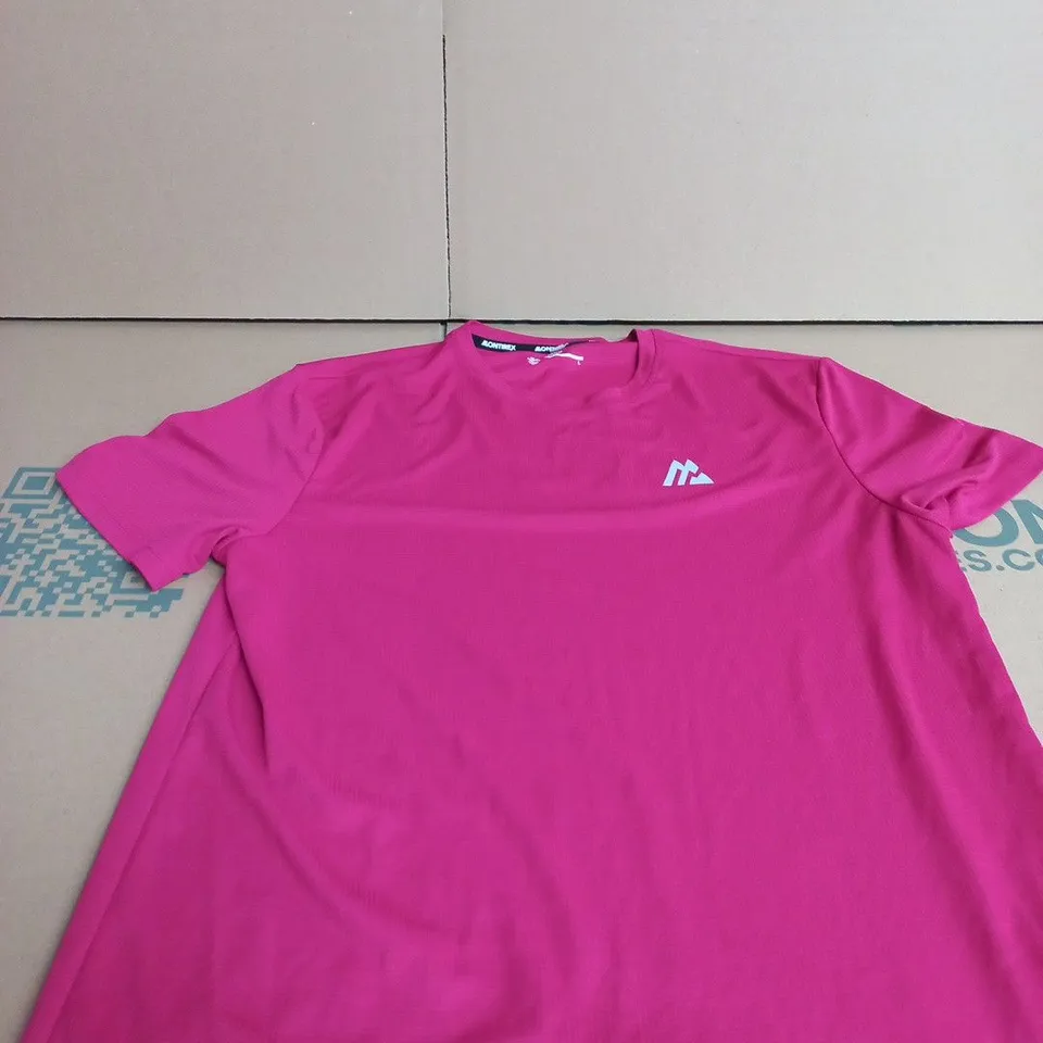 MONTIREX PURPLE GYM TEE SIZE L