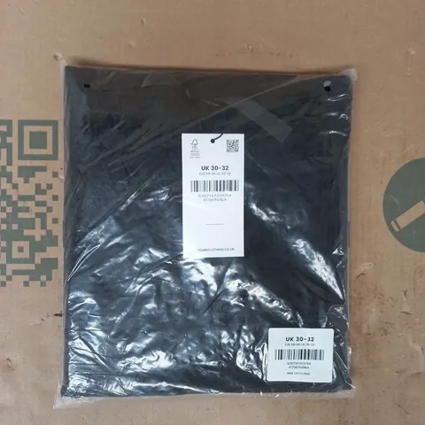 BAGGED YOURS WIDE LEG PYJAMA PANTS IN BLACK SIZE 30-32
