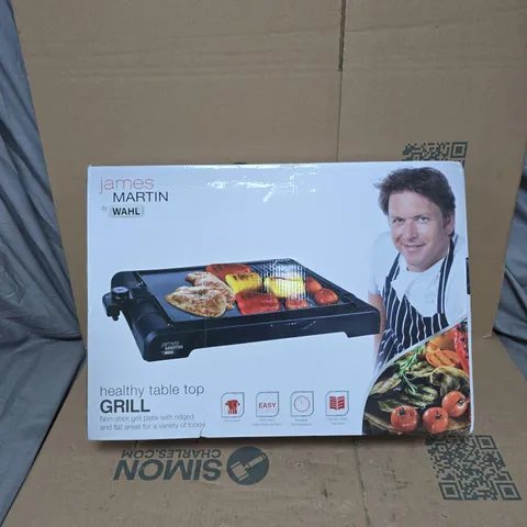 JAMES MARTIN HEALTHY TABLE TOP GRILL BOXED