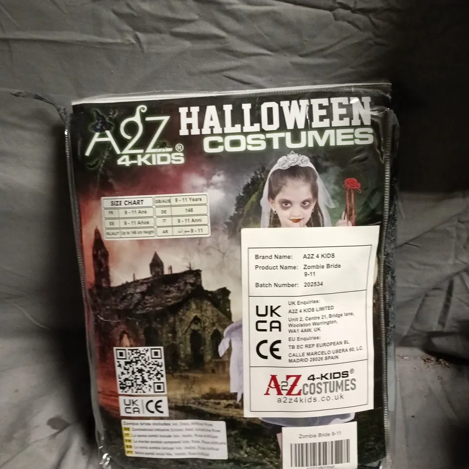 A2Z 4KIDS ZOMBIE BRIDE HALLOWEEN COSTUME – 9-11 YEARS