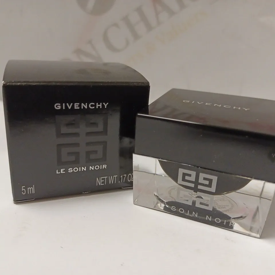 BOX OF APPROX 11 X 5ML GIVENCHY LE SOIN NOIR SAMPLES 