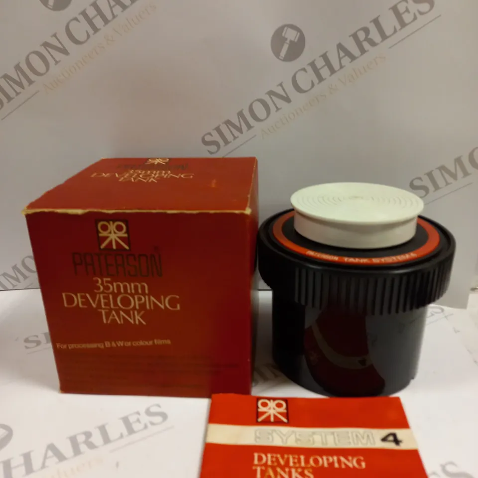 BOXED PATERSON 35MM DEVELOPING TANK