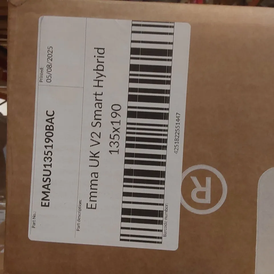 BRAND NEW BOXED EMMA UK V2 SMART HYBRID 135 x 190CM DOUBLE MATTRESS 