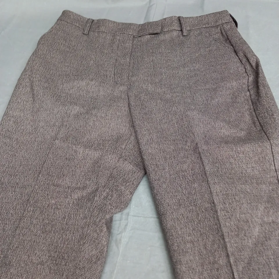 MNG WOMENS BROWN TROUSERS - UK 14