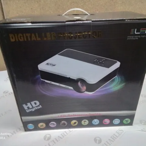 BOXED HD DIGITAL HOME CINEMA LED PROJECTOR 