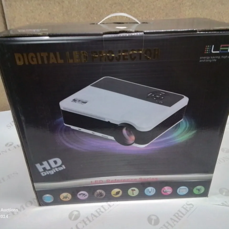 BOXED HD DIGITAL HOME CINEMA LED PROJECTOR 