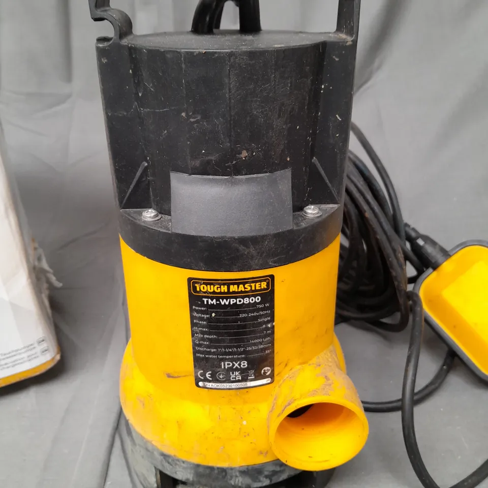 TOUGH MASTER SUBMERSIBLE WATER PUMP