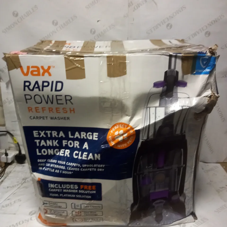 VAX RAPID POWER REFRESH CARPET CLEANER