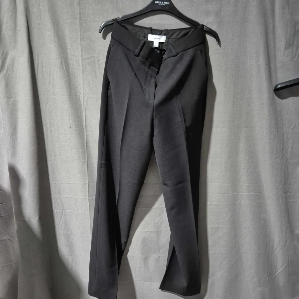 REISS WOMEN'S BLACK TAILORED TROUSERS – UK 6 (EU 34, USA 2)