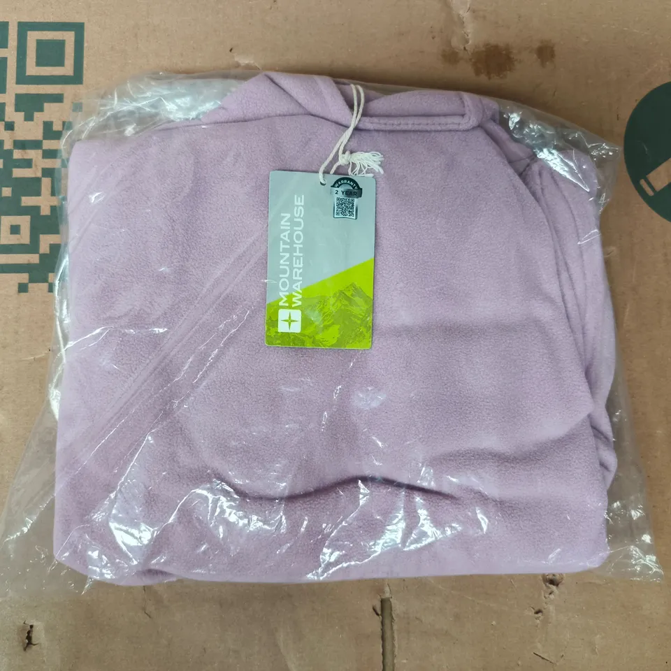 BAGGED MOUNTAIN WAREHOUSE CAMBER WOMEN'S FLEECE IN PINK SIZE XS