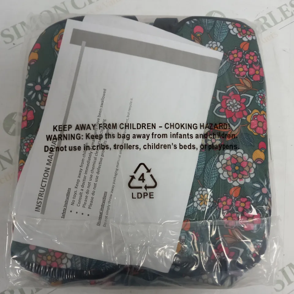 BAGGED PORTABLE TRAVEL TOILETRY ORGANISER 