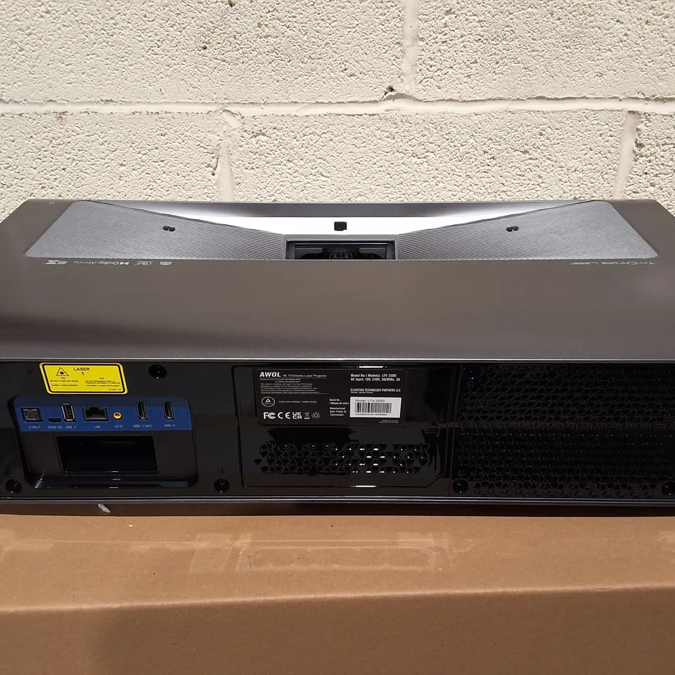 BOXED AWOL 4K TRI-CHROMA LASER PROJECTOR IN SILVER - LTV-2500