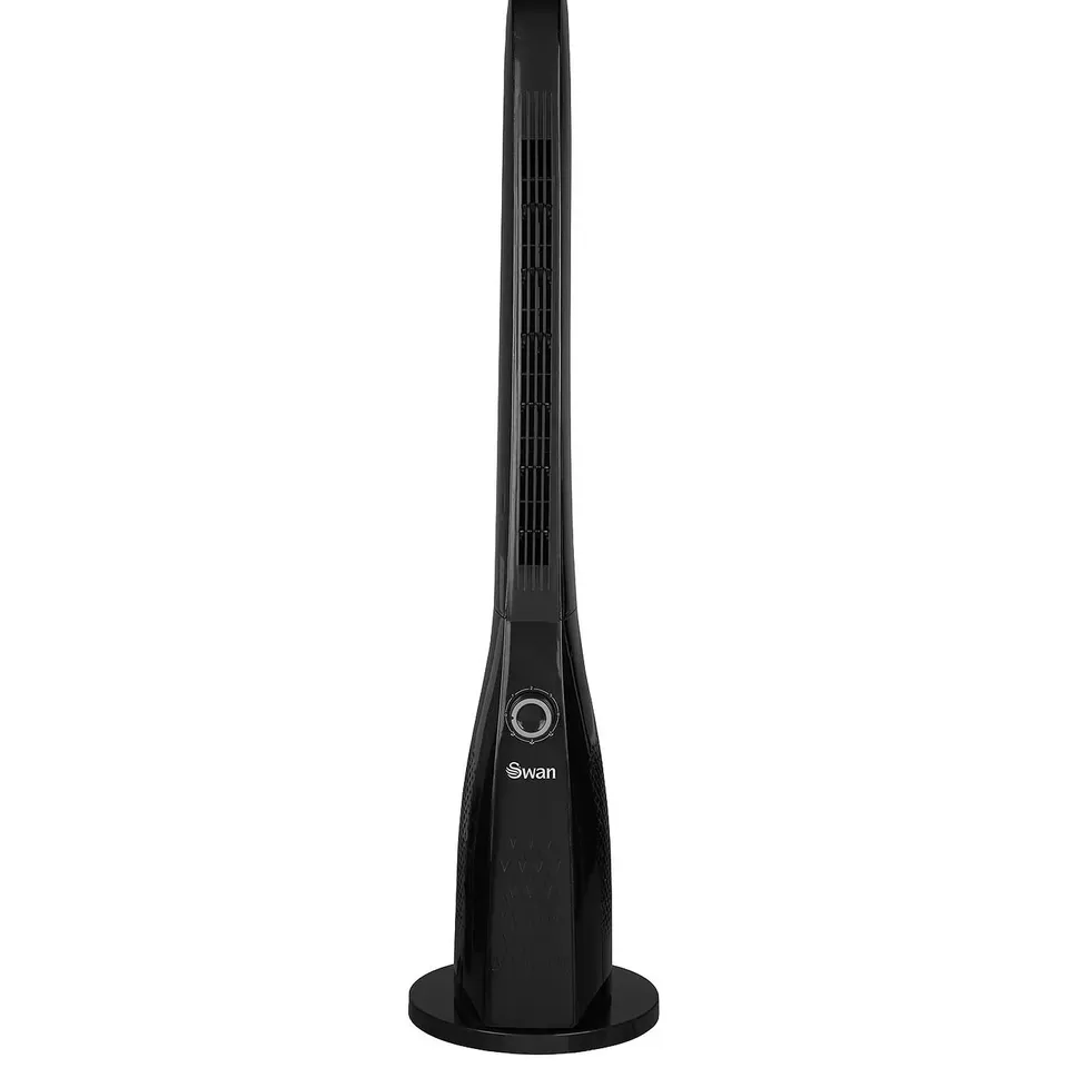 SWAN 44" FREESTANDING TOWER FAN - BLACK - COLLECTION ONLY 
