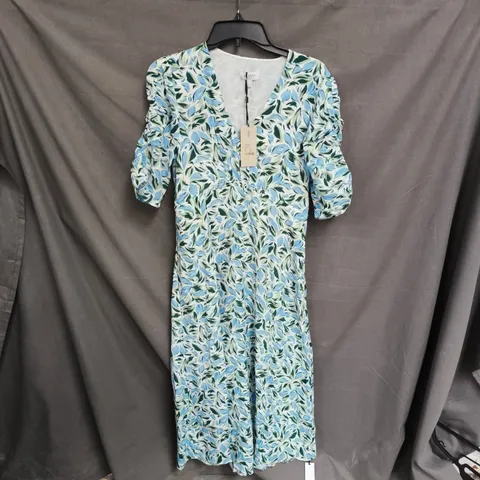 HOBBS LONDON BONNIE DRESS IVORY/MULTI UK12 TAGGED