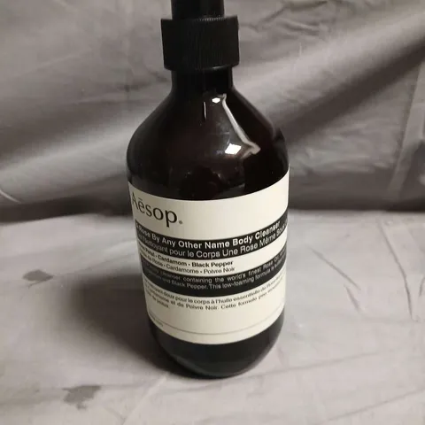 AESOP ROSE BY ANY OTHER NAME BODY CLEANSER β BROWN GLASS BOTTLE WITH PUMP-500ML